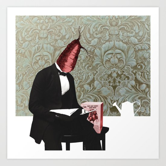 raphanus sativus Art Print