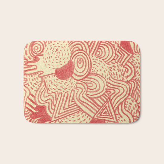 Heat waves Bath Mat