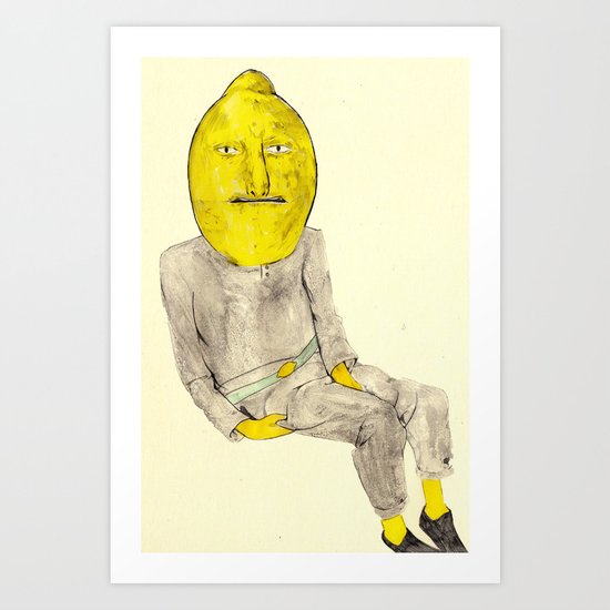 Lemongrab Art Print