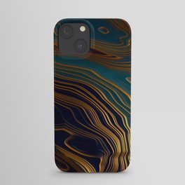 Peacock Ocean iPhone Case