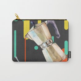 Coffee Pop Art Collage Good Morning Carry-All Pouch