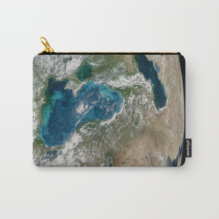 Turquoise eddies in the Black Sea - planet earth Carry-All Pouch