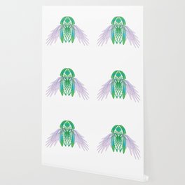 Insect Art Deco style Wallpaper