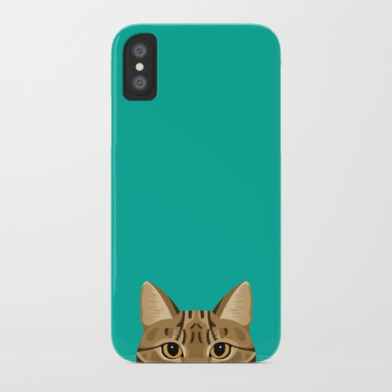 Tabby Cat iPhone Case by Anne Was Here | Society6
