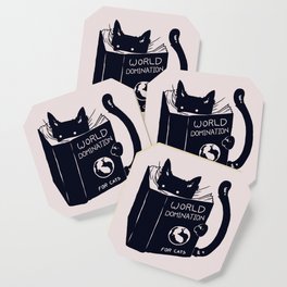 World Domination For Cats Coaster