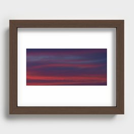 California Sunset 1 Recessed Framed Print