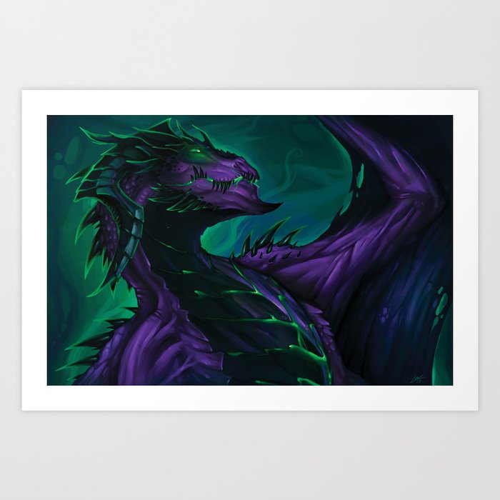 Shadow and Poison Art Print