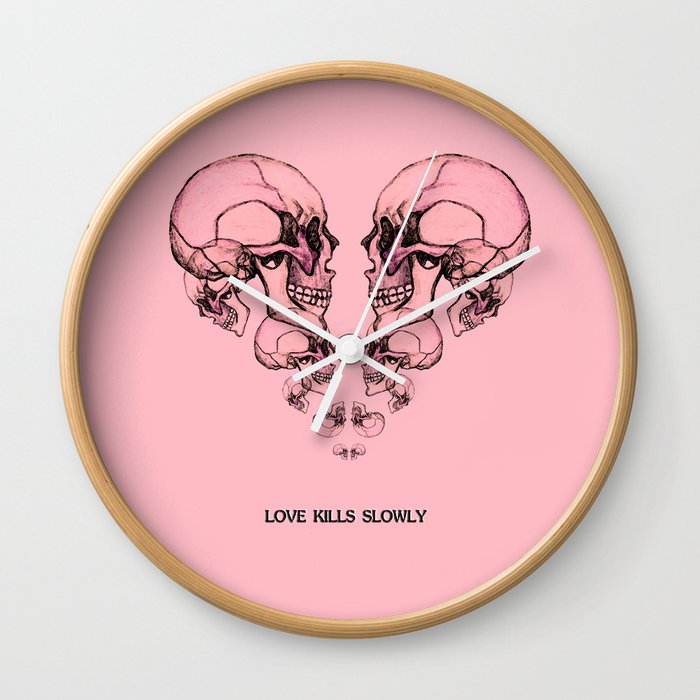 Skullheart - love kills slowly Wall Clock