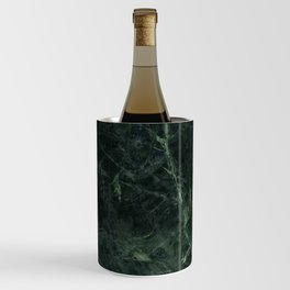Dark Green Marble Texture Stone Wine Chiller