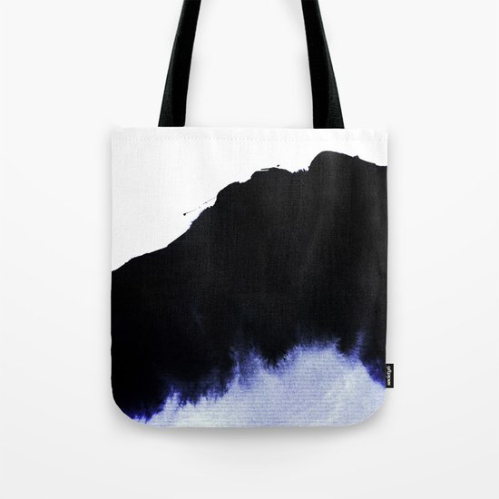 black & blue Tote Bag