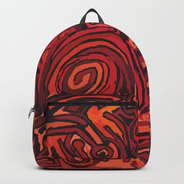 Red simbols Backpack