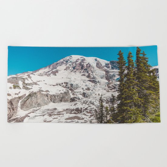 Rainier Days Beach Towel