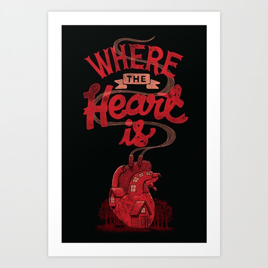 HOME Art Print