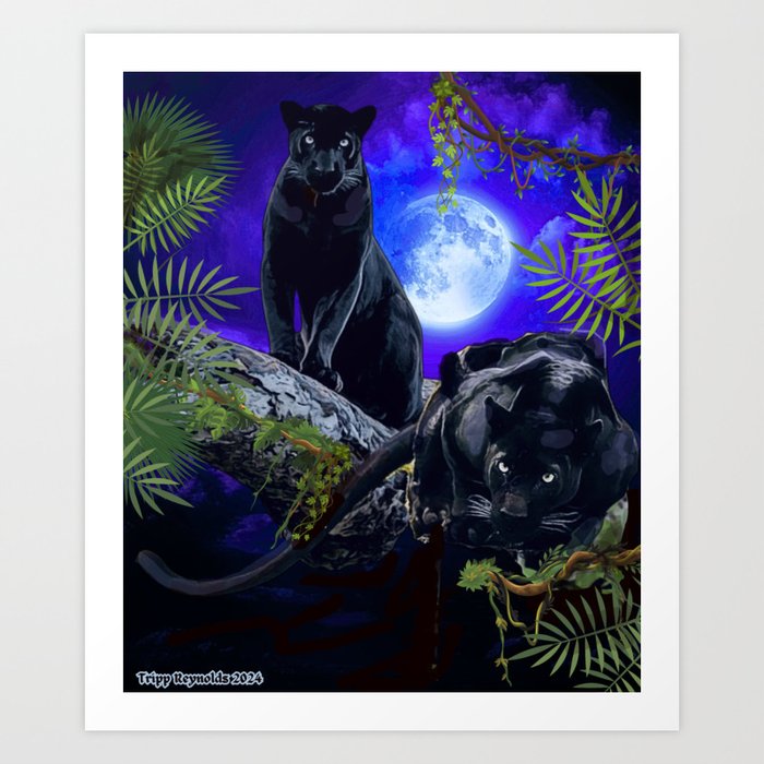 Pantera's Moon Art Print