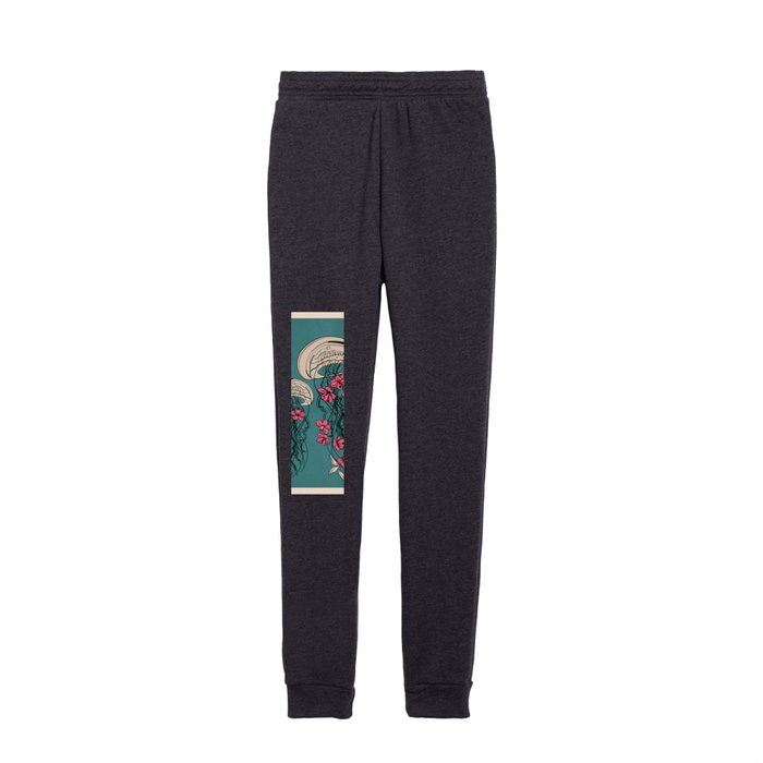 Floral Jellyfishes 1 Kids Joggers