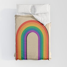  Colorful LGBT gay and lesbian rainbow Duvet Cover