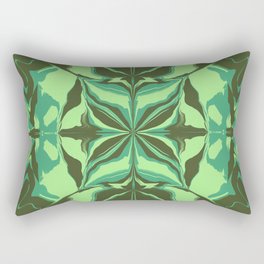 Fashionista Green Medley  Rectangular Pillow