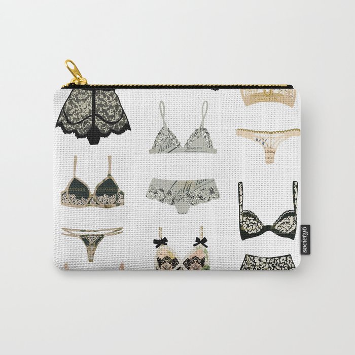 Lingerie Collage Carry-All Pouch
