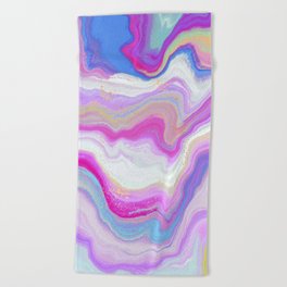 Multi color Marble Beach Towel