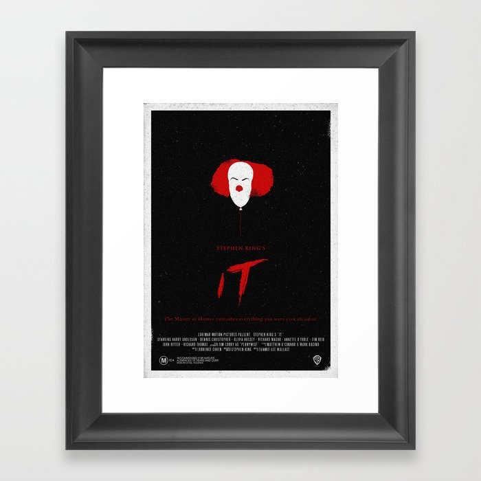 It (1990) Movie Poster Framed Art Print