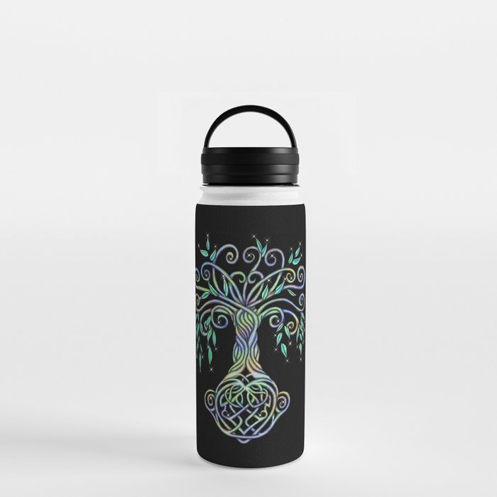 Celtic Tree of Life Multi Colored Water Bottle