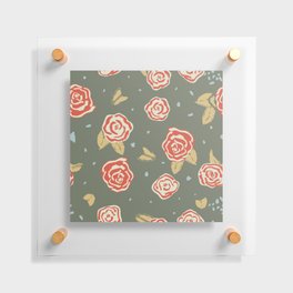Autumn Roses By SalsySafrano. Floating Acrylic Print