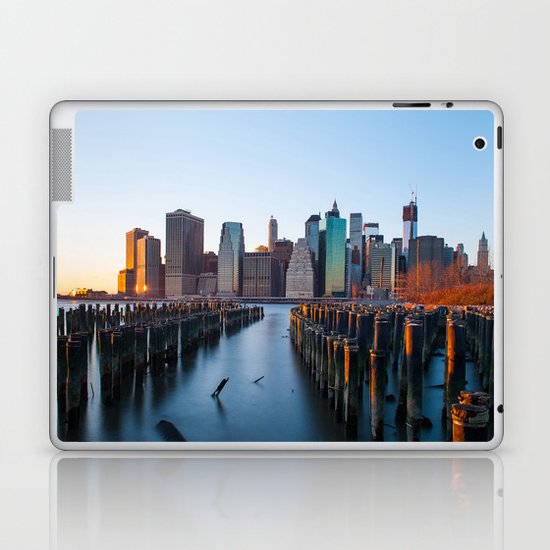 Sunset over Manhattan Laptop & iPad Skin