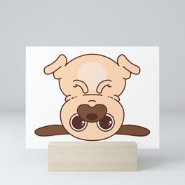 Pug Down Mini Art Print