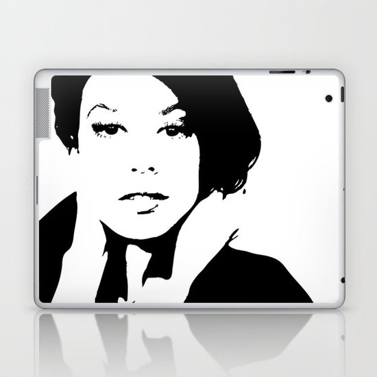 Black & White Beauty Laptop & iPad Skin