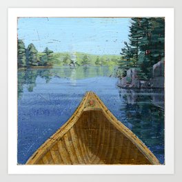 canoe bow Art Print