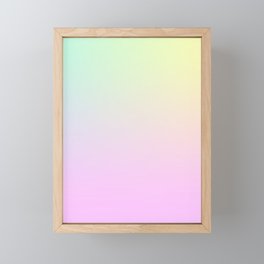 40 Gradient Aura Ombre 220426 Valourine Digital Minimalist Art Framed Mini Art Print