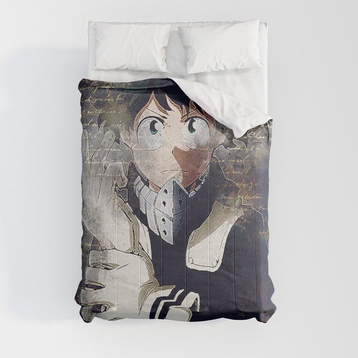 MIDORIYA IZUKU / DEKU MY HERO ACADEMIA Comforter by Tanisha Burch