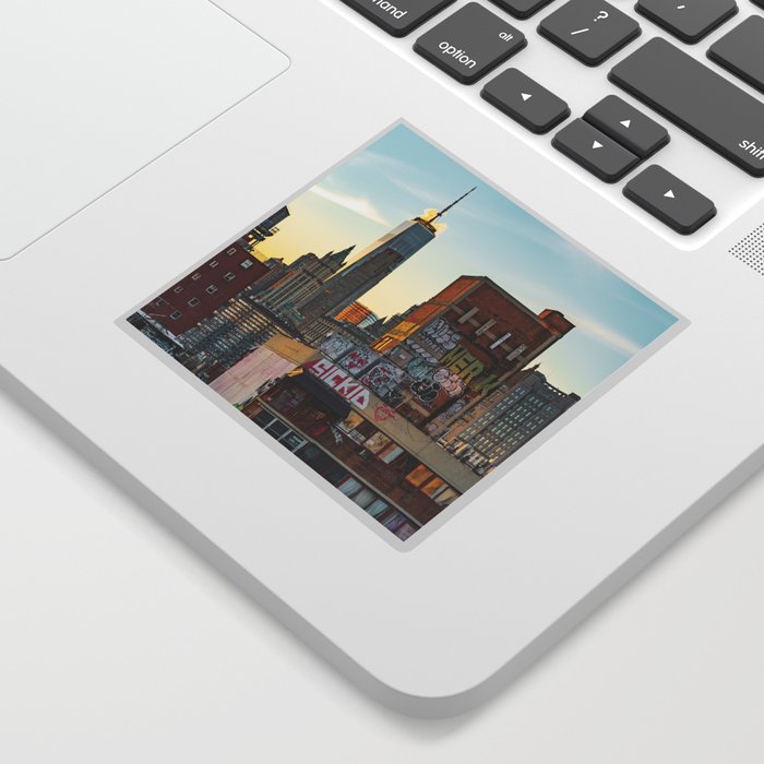 New York City | Colorful Night in NYC Sticker