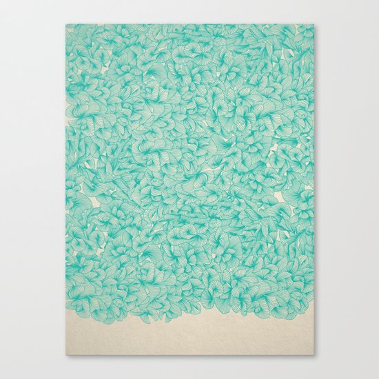 Abstract Pattern – Turquoise Canvas Print