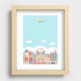It's a small world Recessed Framed Print