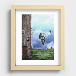 Home with a View Recessed Framed Print