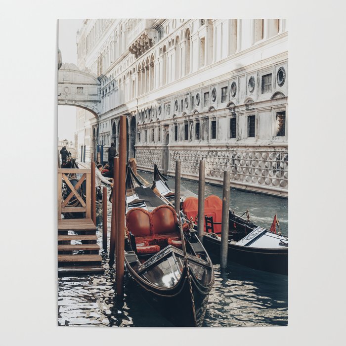 Venice gondolas Poster