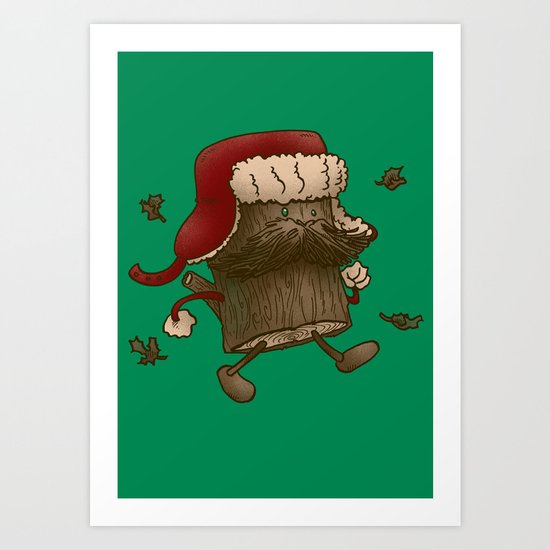 Logstache Art Print