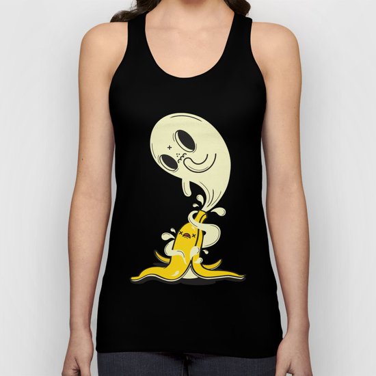 Banana Ghost Unisex Tank Top