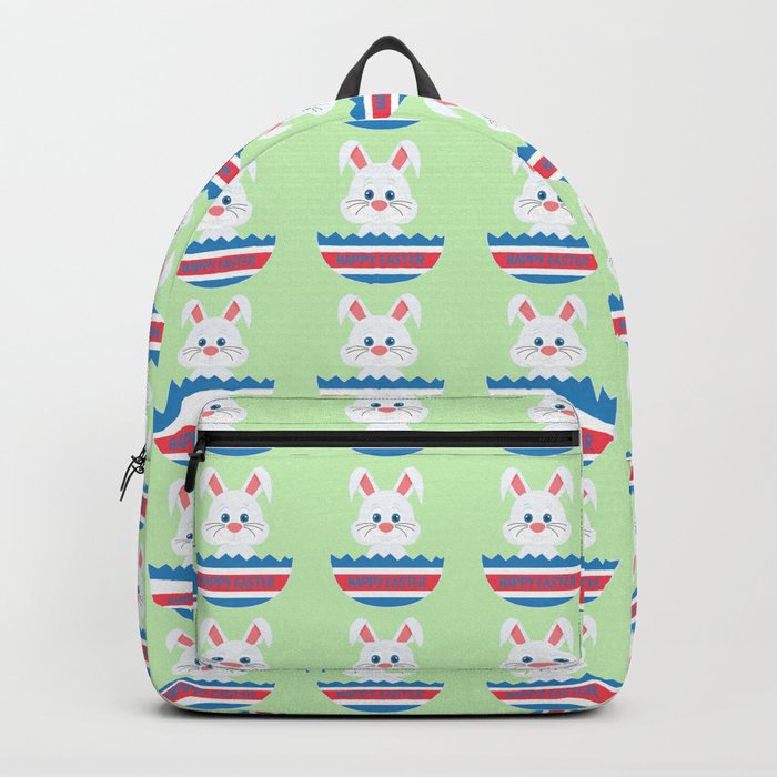 A cute easter egg bunny Backpack