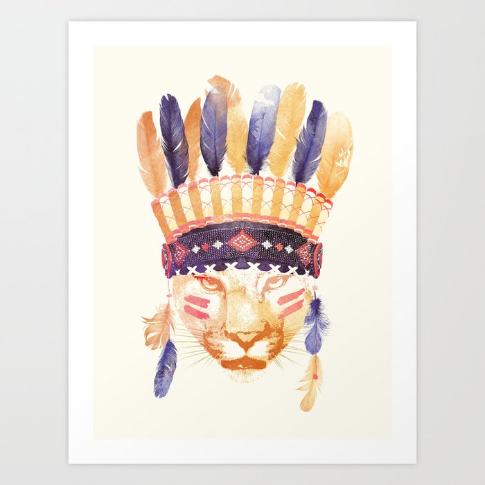 Discover the motif BIG CHIEF by Robert Farkas as a print at TOPPOSTER