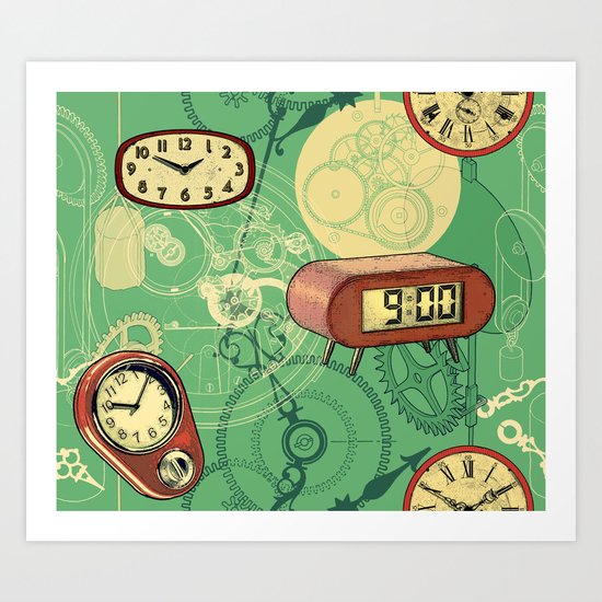 TIC TAC TIME Art Print