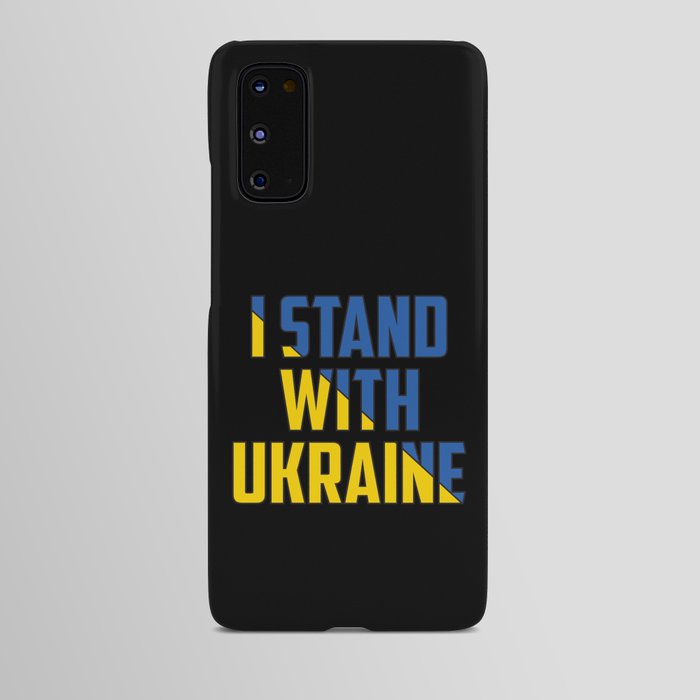 I Stand With Ukraine Android Case