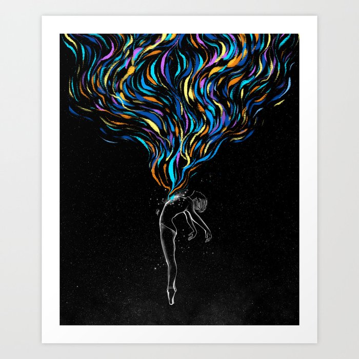 Free your colorful soul. Art Print