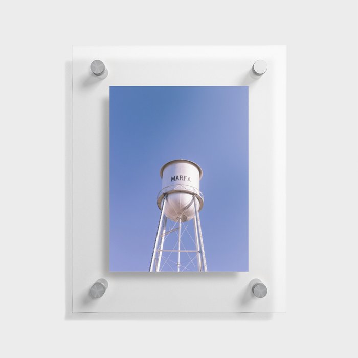 Marfa Water Tower - West Texas Photography Floating Acrylic Print