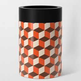 Classic mid mod - Cube Orange Can Cooler