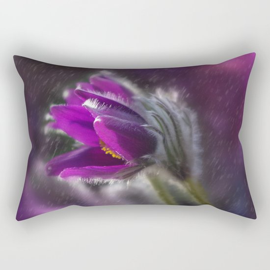 Purple rain Rectangular Pillow