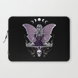 Goth Skeleton Butterfly Laptop Sleeve