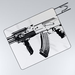 AK-47 Picnic Blanket