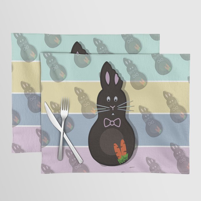 Chocolate Easter Bunny Placemat